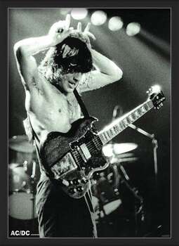 Kehystetty juliste AC/DC - Angus Young 1979