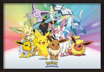 Kehystetty juliste Pokemon - Eevee