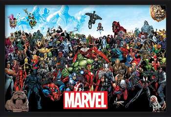 Kehystetty juliste Marvel - Universe
