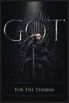 Kehystetty juliste Game of Thrones - Jon For The Throne