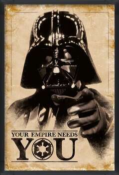 Kehystetty juliste Star Wars - Your Empire Needs You