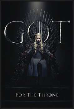 Kehystetty juliste Game Of Thrones - Daenerys For The Throne