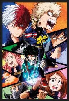 Kehystetty juliste My Hero Academia