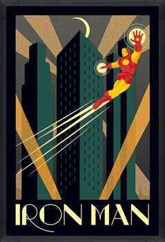 Kehystetty juliste Marvel Deco - Iron man